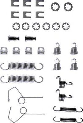 HELLA PAGID 8dz355200181 -  Комплектующие, тормозная колодка